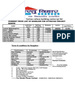 Techno Culture Building Centre (P) LTD: Current Price List of Bunglow For Uttrayan Project Ranchi