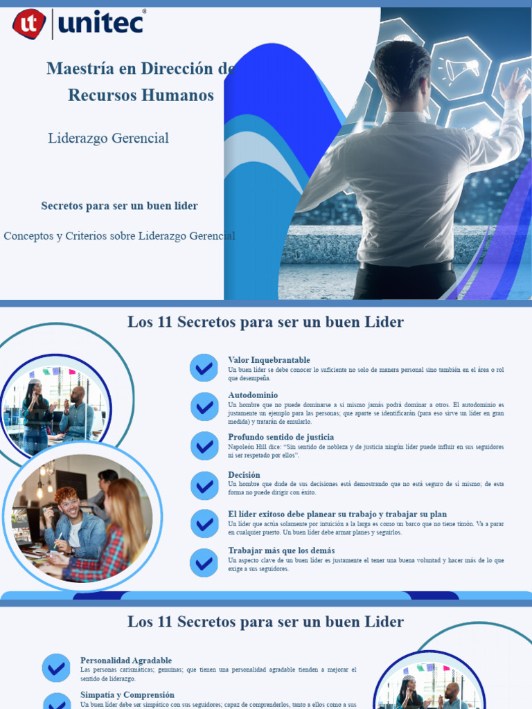 Secretos para Ser Un Buen Lider | PDF | Liderazgo | Justicia