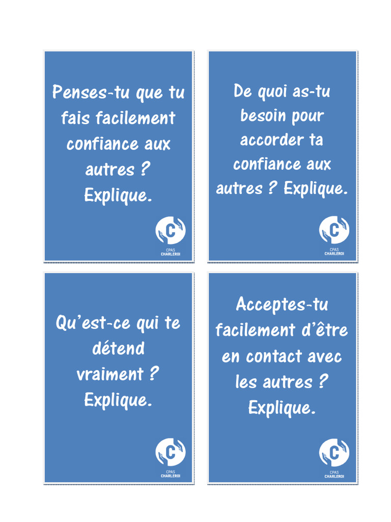 Questions pour Action ou Vérité Enfant | PDF