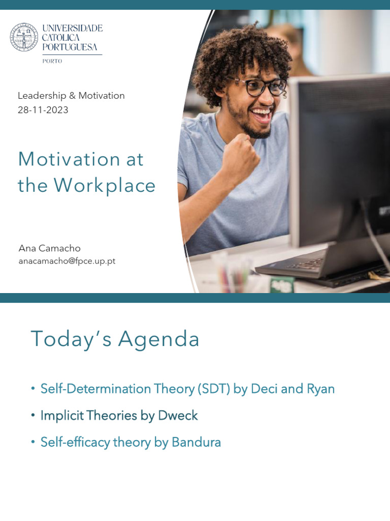 Workplace Motivation Theories Explained | PDF | Self Efficacy | Mindset