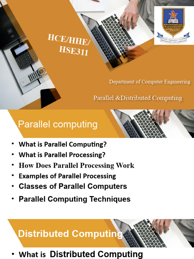 Parallel and Distributed Computing Overview | PDF | Parallel Computing ...