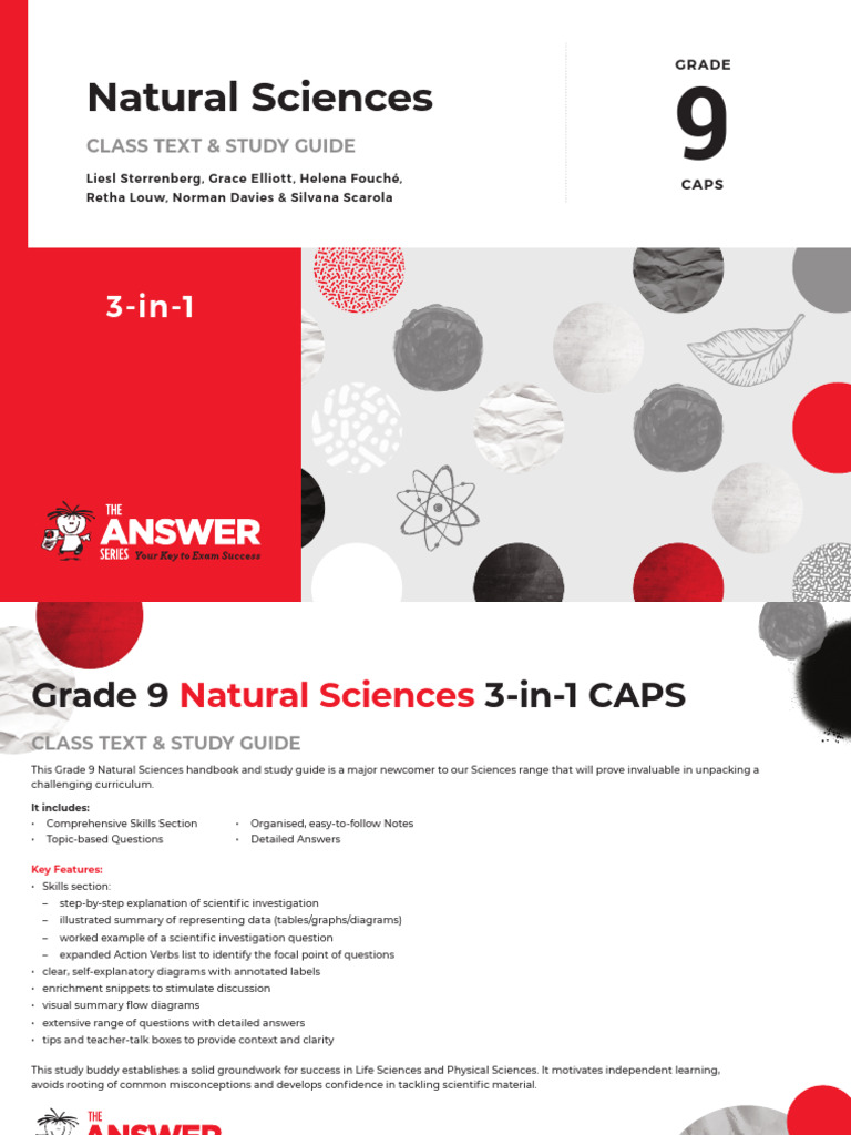 Gr 9 Natural Sciences 3 In 1 Extracts Download Free Pdf Kidney Senses