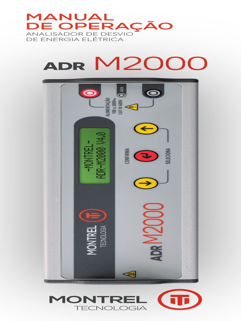 Manual do Analisador ADR M2000 | PDF | Tecnologia e Engenharia