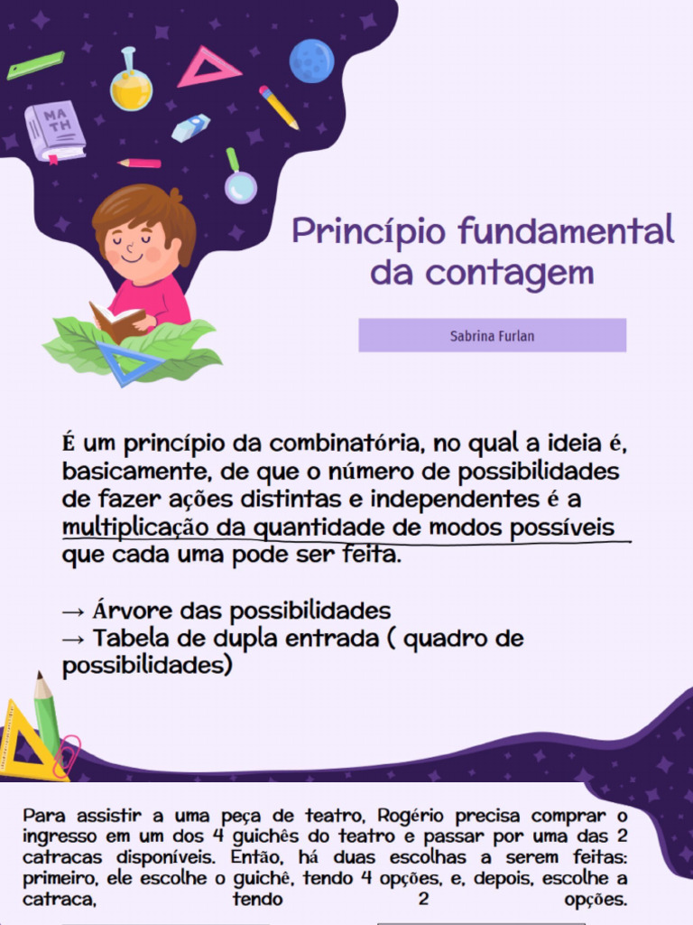 Principio Fundamental Da Contagem | PDF