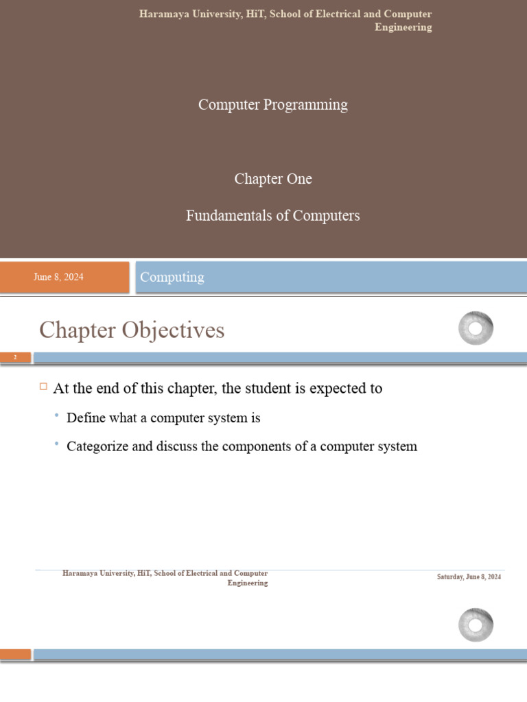 Computer Fundamentals Overview | PDF | Computer Data Storage | Central ...
