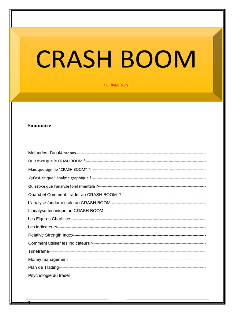 Guide-Complet-Du-Crash Boom | PDF | Inflation | Opérateur de marché