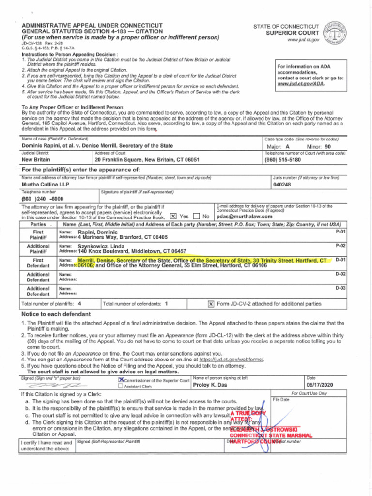 Ex. Appeal Notice | PDF