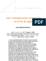 Arte/comunicación/tecnicidad en El Fin de Siglo