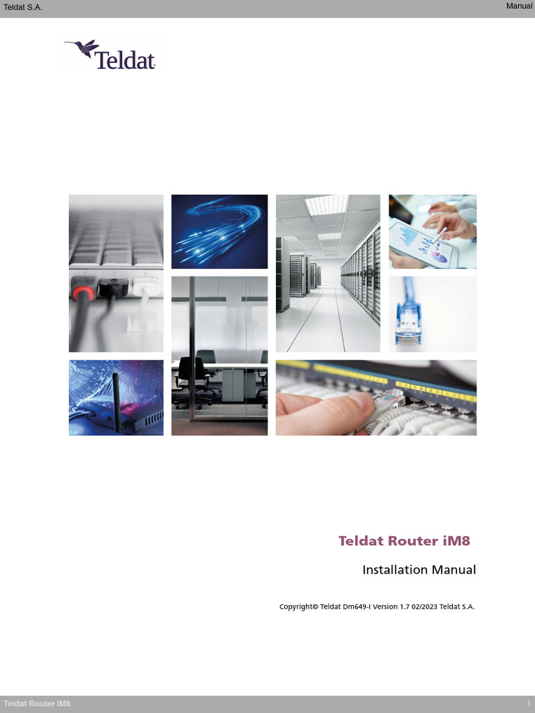 Teldat Dm649-I Im8 Installation | PDF | Network Switch | Antenna (Radio)