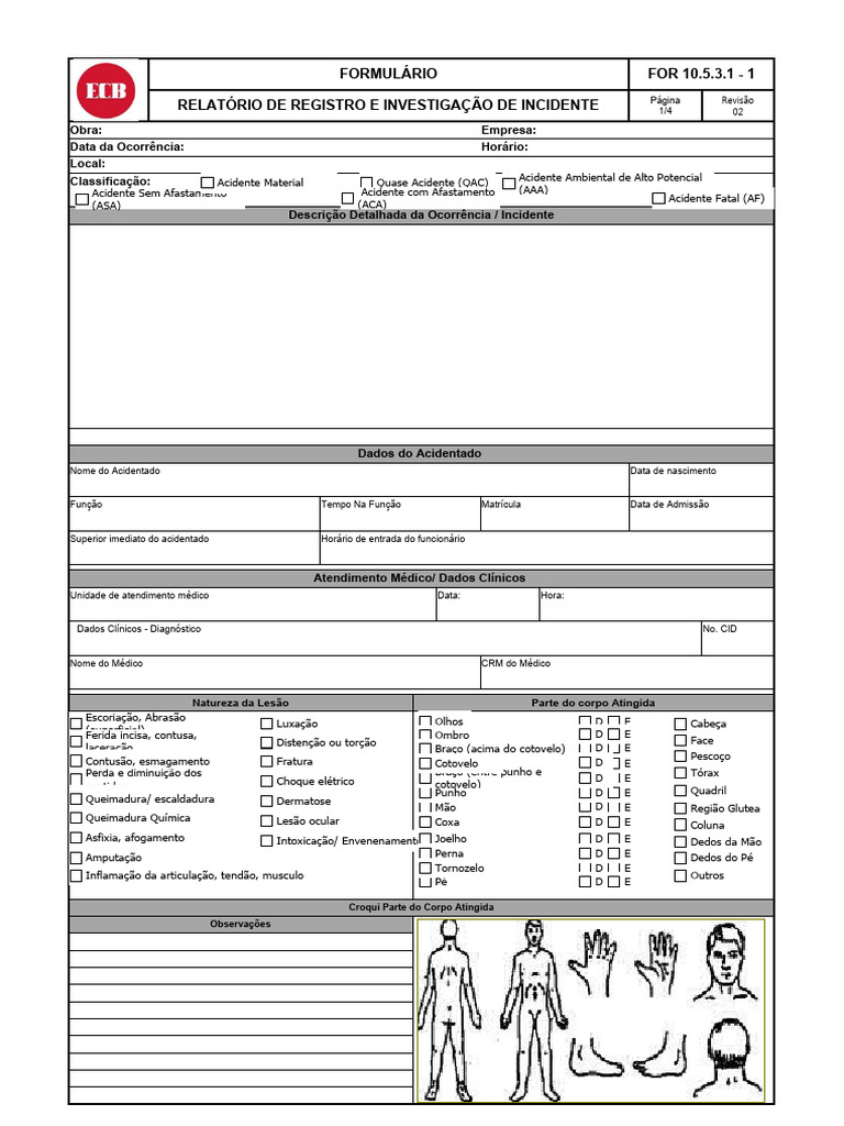 For 10 5 3 1 1 relatorio de registro e investigacao de incidentes rev