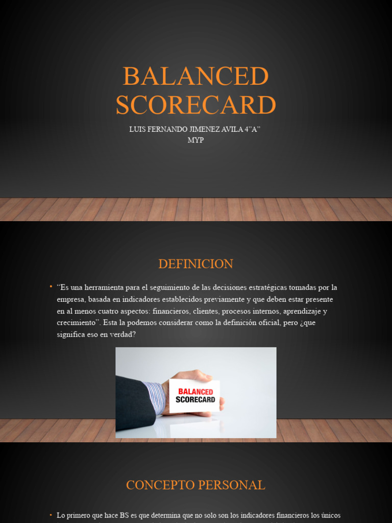 Implementación del Balanced Scorecard | PDF | Business | Economias