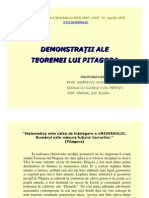 Ap10 Demonstratii Ale Teoremei Lui Pitagora Nou - PPT (Compatibility Mode)