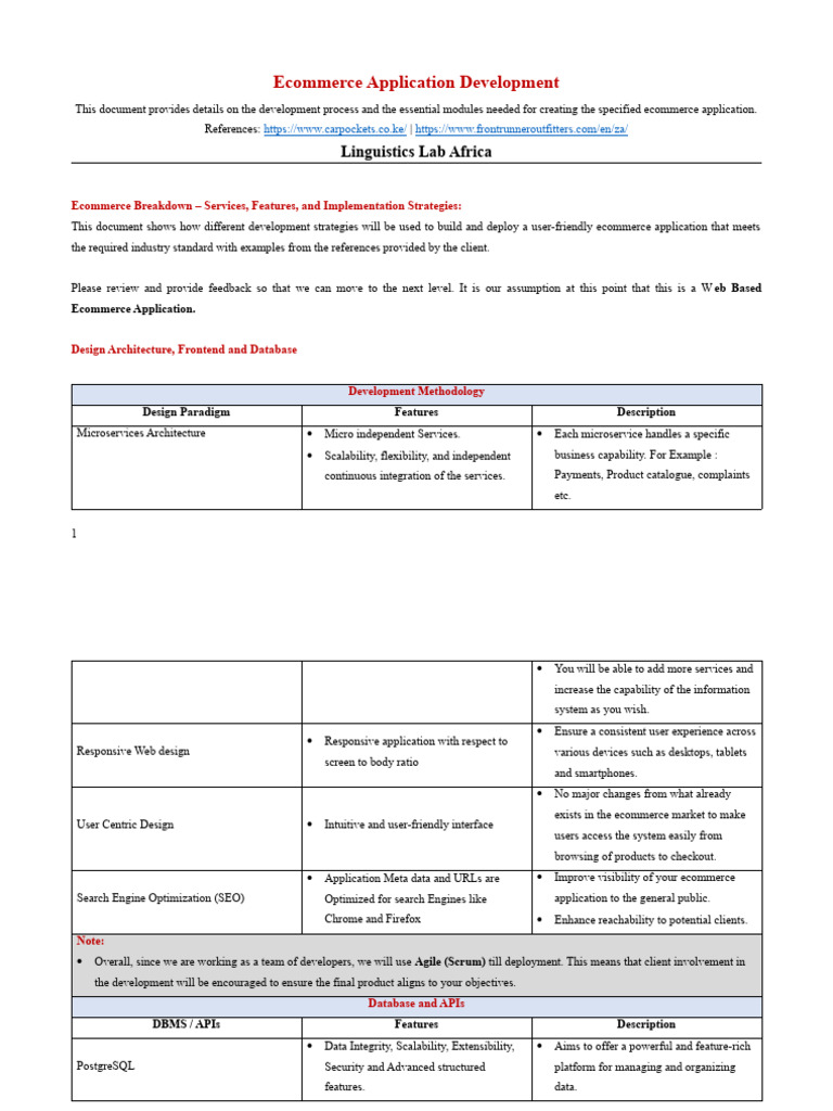 Quotation - Modules - Descriptions - Technology | PDF | Databases ...