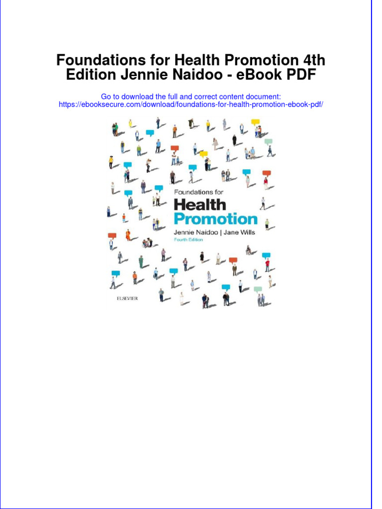 Full Download PDF of Foundations For Health Promotion 4th Edition