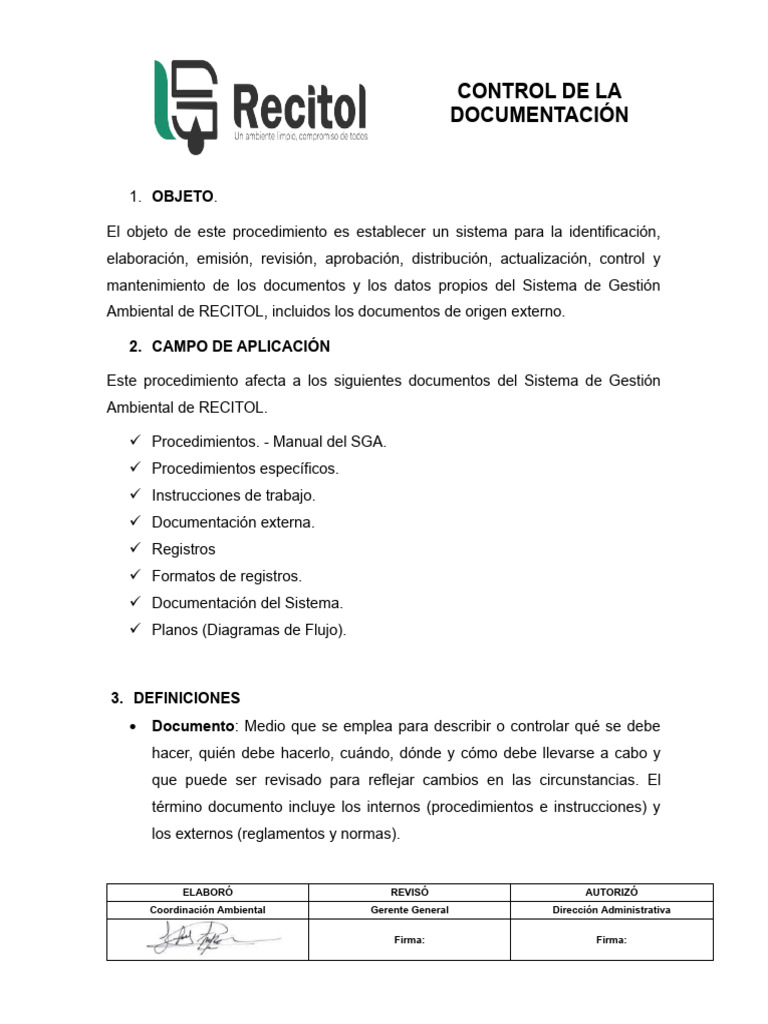 Control documental pdf