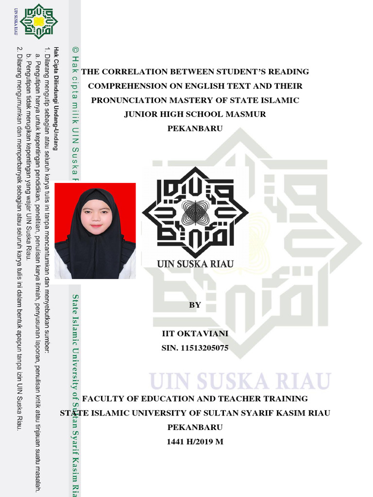 Skripsi pronoun pdf reading comprehension educational assessment