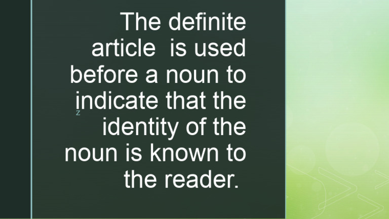Definite | PDF