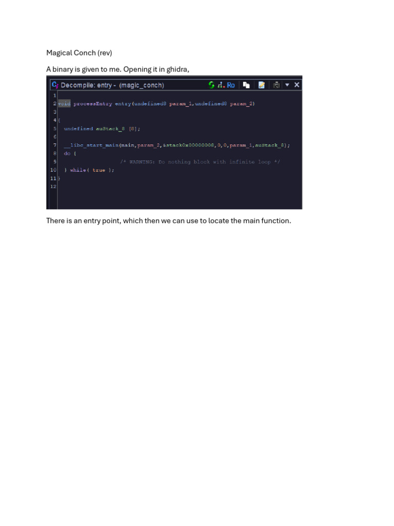 Magic Conch CTF Writeup | PDF | Computer Architecture | Software ...