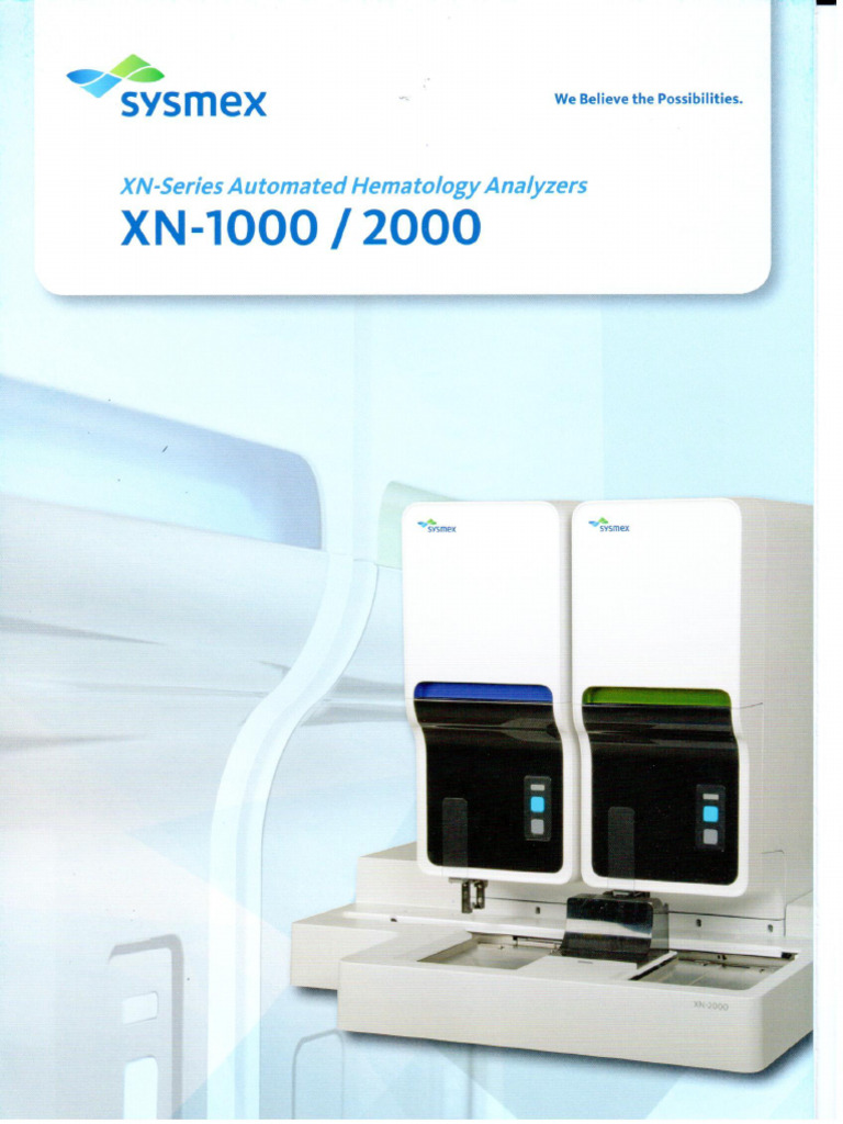 Brochure XN1000 - 2000 E V1 | PDF
