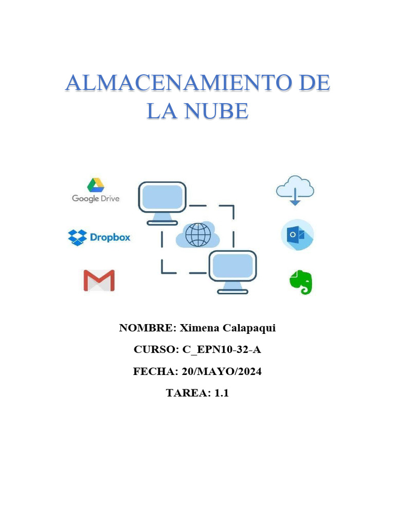 La Nube | PDF | Computación en la nube | Internet de las Cosas
