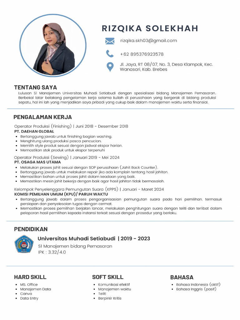 CV Rizqika Solekhah | PDF