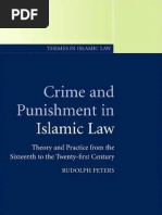 Crime &amp; Punishment in Islamic Law