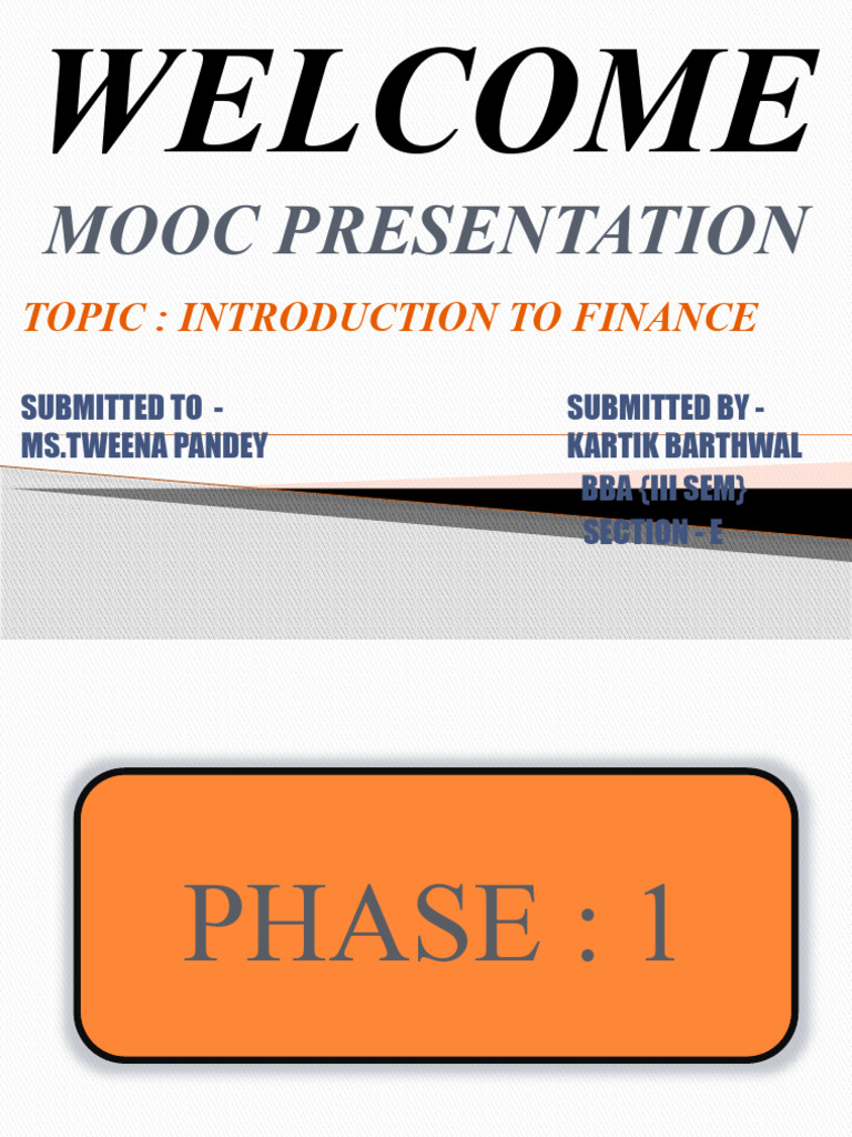 Introduction To Finance | PDF | Income Statement | Stocks