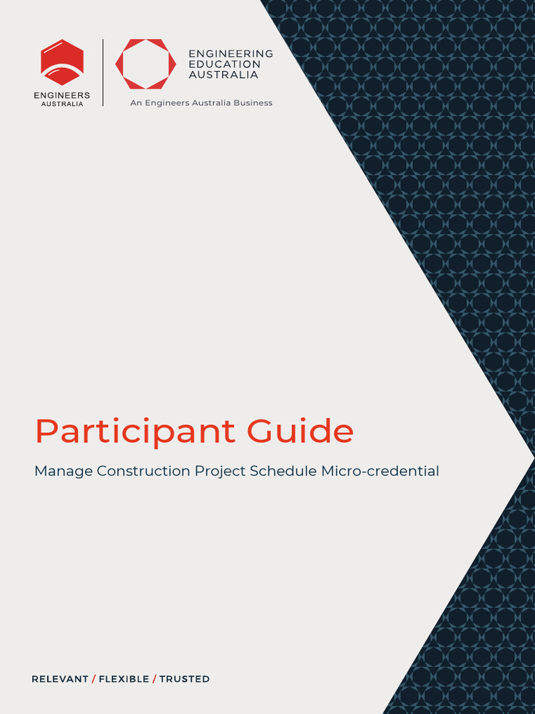 EA - Microcredential - Participant - Guide - Manage - Construction ...