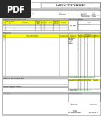 Daily Activity Report Template | PDF