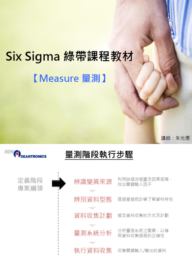 6 Sigma GB課程教材(講師版) - M | PDF