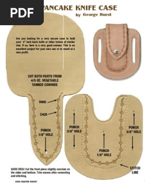 Pancake Knife Sheath | PDF | Knife | Cutting Tools