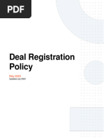 Cisco Deal Registration Incentives Guide | PDF | Trademark | Pricing