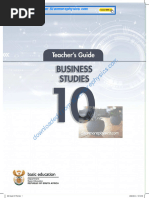 Grade 10 Business Studies Textbook PDF | PDF | Textbook | Learning