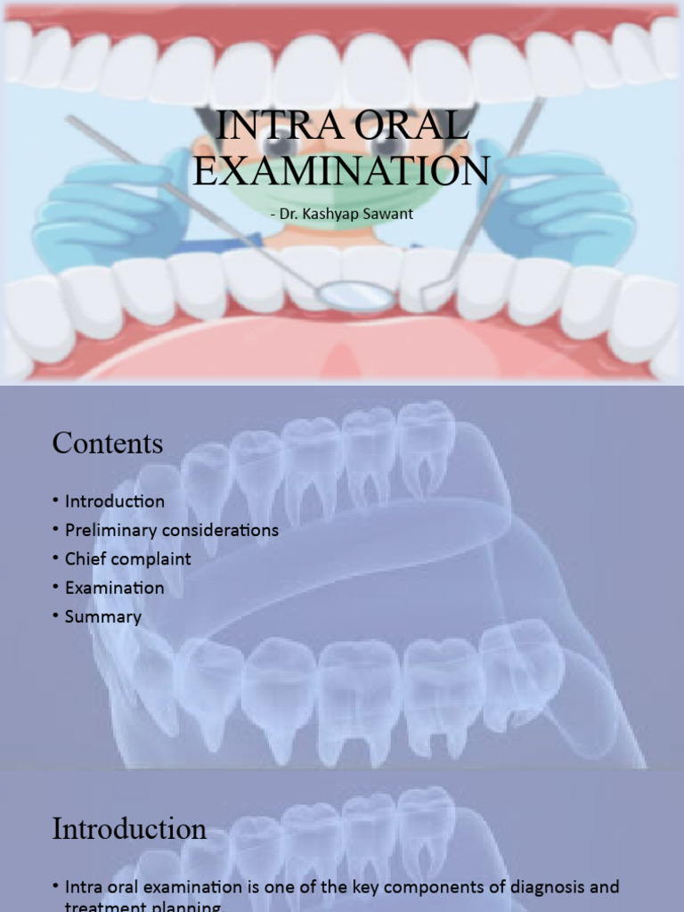 Intraoral Examination Download Free PDF Dentures Tongue