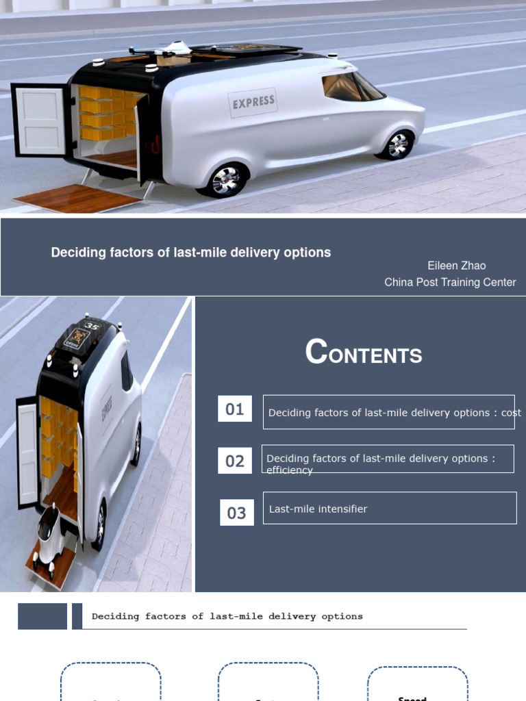 Last-Mile Delivery Cost & Efficiency | PDF | Logistics | Business