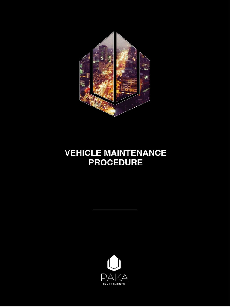 Vehicle Maintenance Procedure