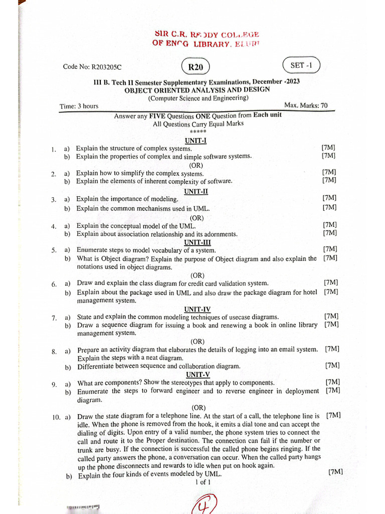 (R20)32 supply question papers PDF
