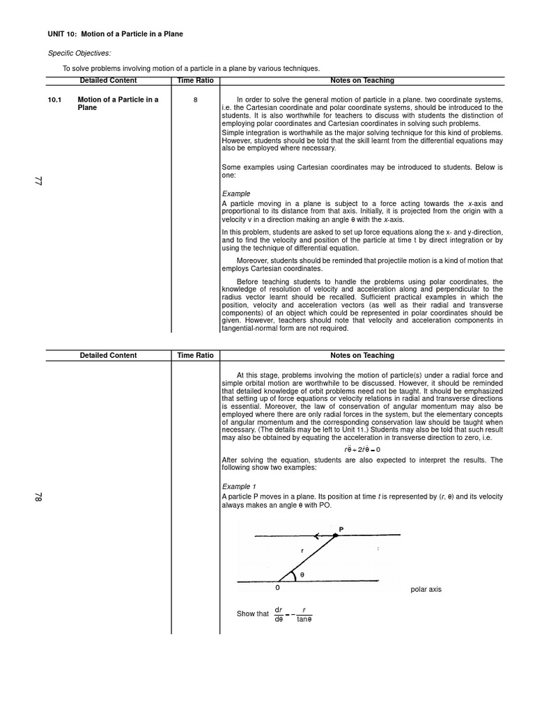 unit-1-10-motion-of-a-particle-in-a-plane-download-free-pdf