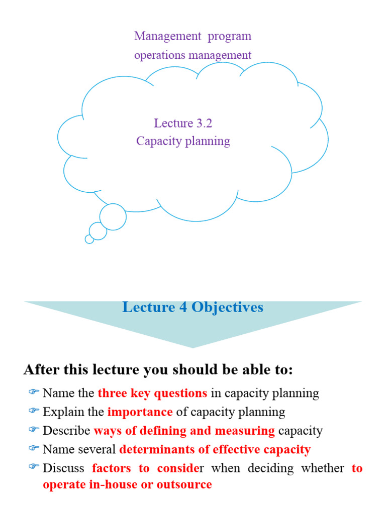 Capacity Planning in Supply Chains | PDF | Supply Chain | Business ...