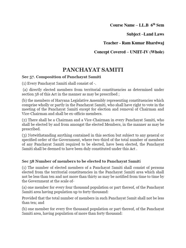 land-laws-unit-iv-panchayati-raj-converted-pdf-expense-agriculture
