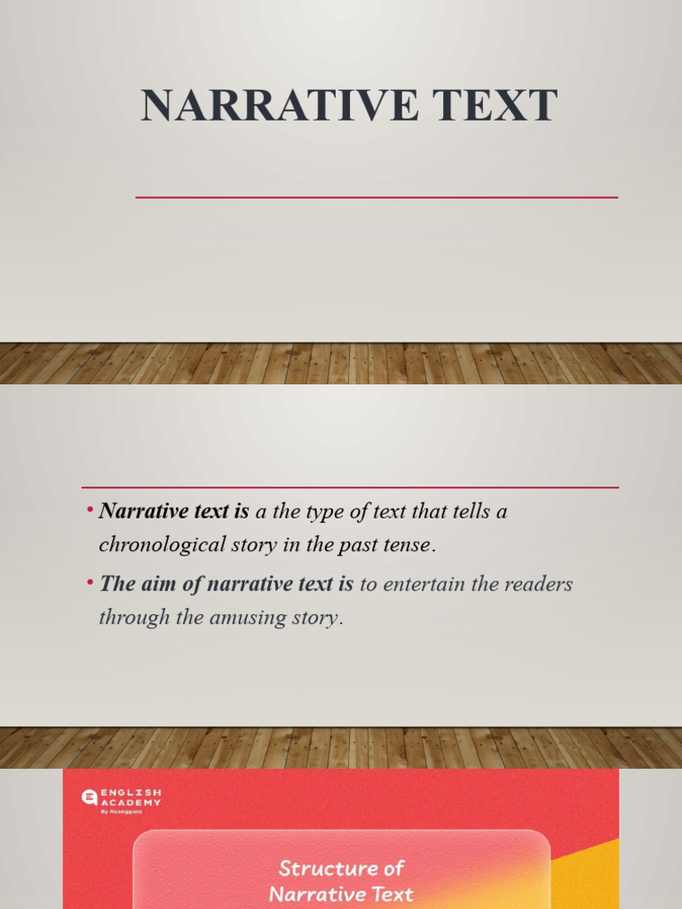 Struktur dan Jenis Narrative Text | PDF