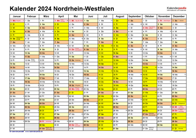 Vorlage Urlaubsplan 2024 | PDF