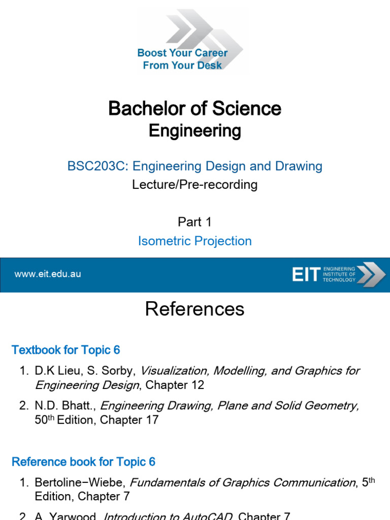 Isometric Projection in Engineering Design | PDF | Rotation | Triangle