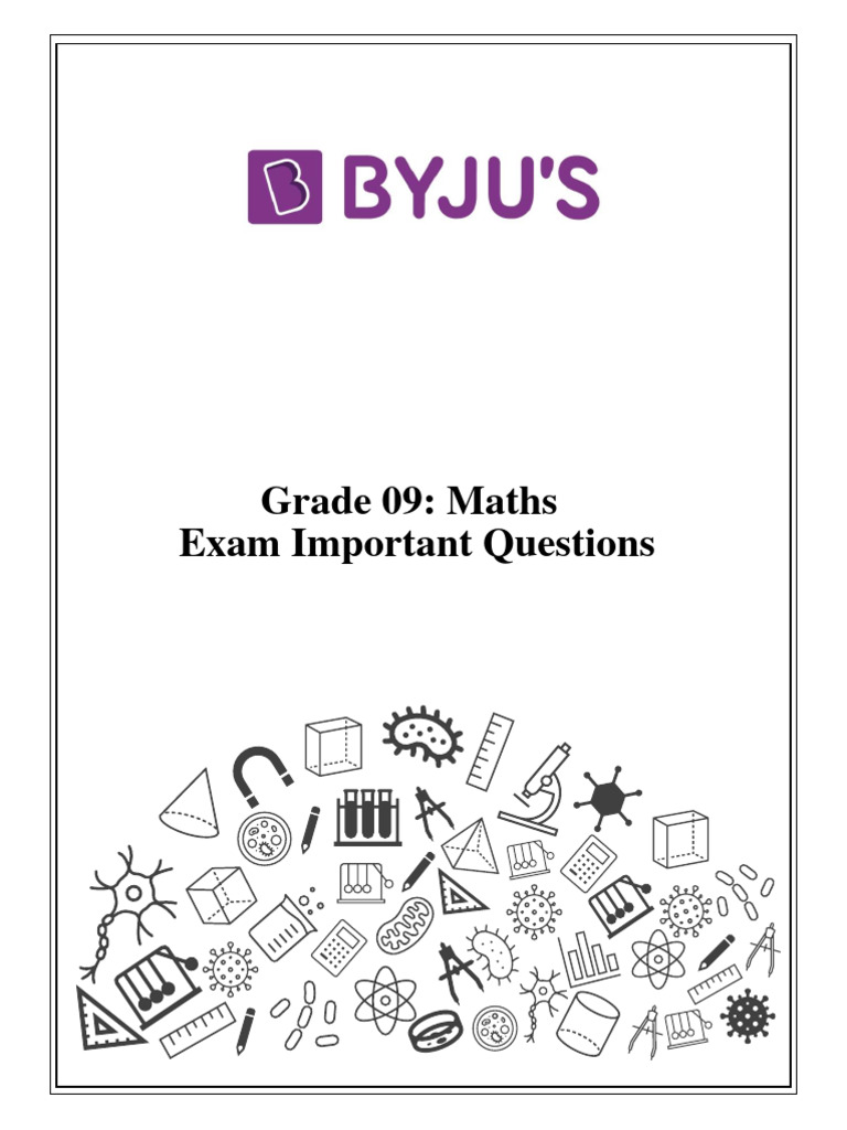 Grade-9 Mathmatics Chapter08 Quadrilaterals | PDF | Euclidean Plane ...