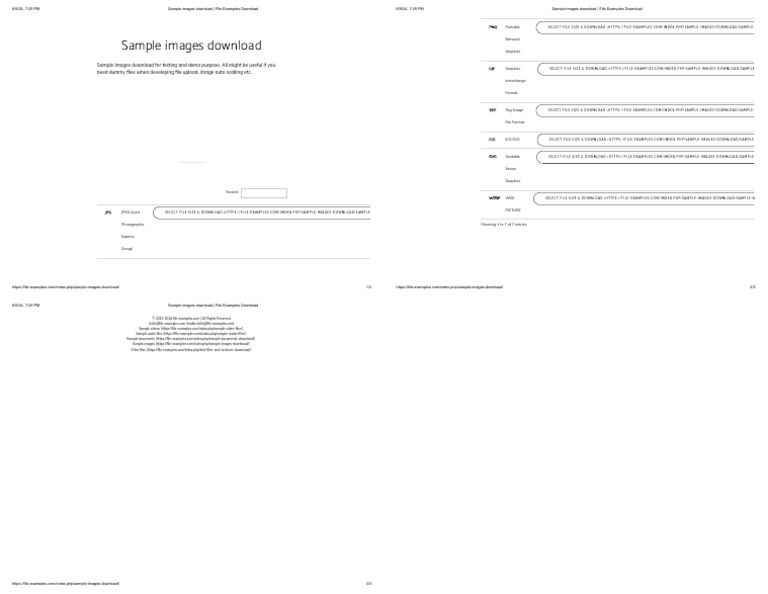 Download Sample Images for Testing | PDF | Graphics | Computer File