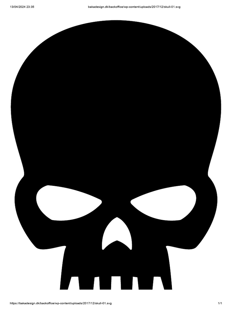 Skull Svg File Download Pdf