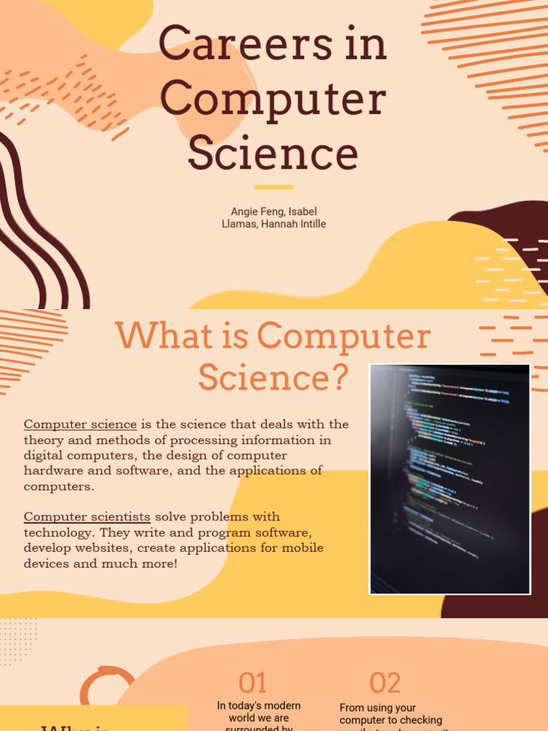 Careers in CS (PG 27) | PDF | 3 D Printing | Computer Science