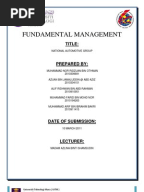 ACKNOWLEDGMENT AND TABLE OF CONTENTS