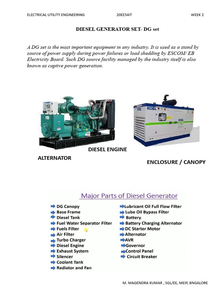Diesel Generator Set Engineering Guide | PDF | Turbocharger | Diesel Engine