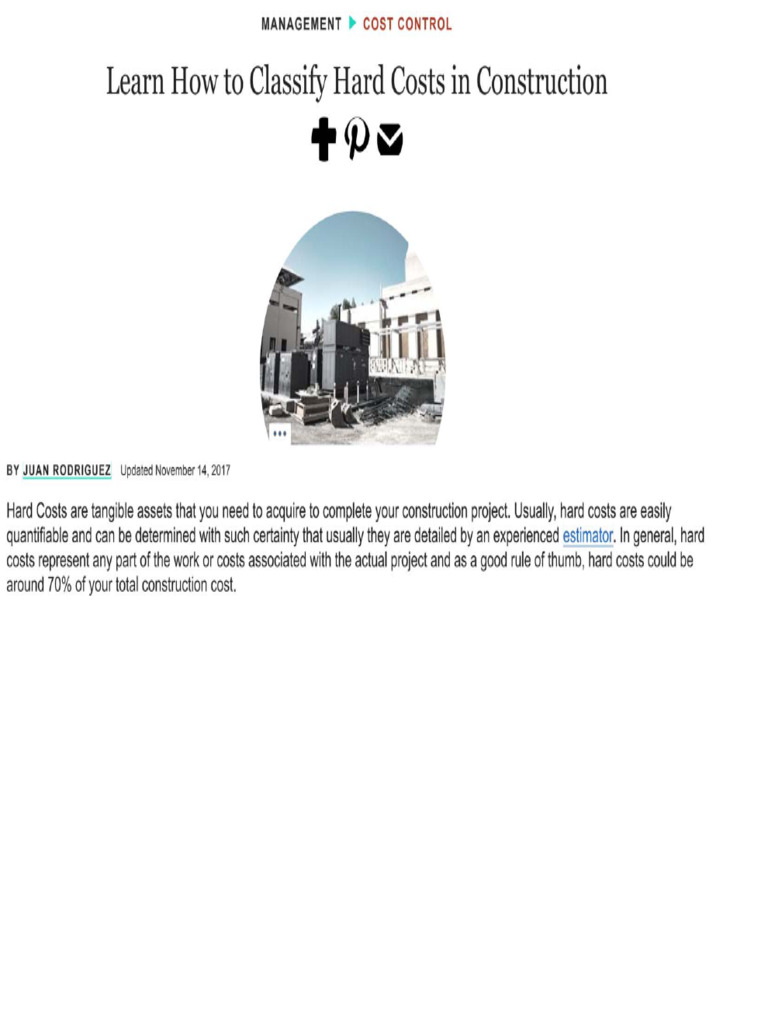Soft Costs In Construction Definition